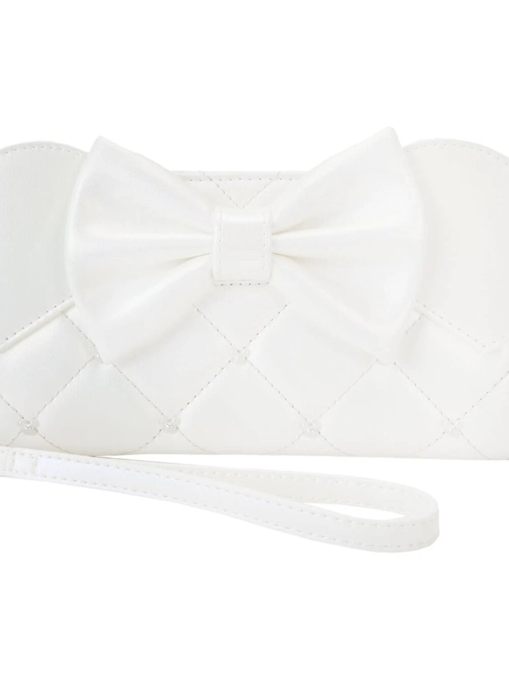 Loungefly Disney Minnie Mouse Wedding Wallet Pearl Quilted Iridescent Zip Around